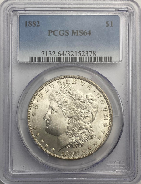 United States: 1882 Morgan Dollar PCGS MS64