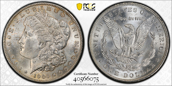 United States: 1904O Morgan Dollar PCGS MS64