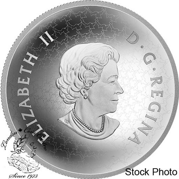 Canada: 2017 $50 Maple Leaves in Motion Convex 5 oz. Fine Silver Coin *No Outer Box* Canada: 2017 $50 Maple Leaves in Motion Convex 5 oz. Fine Silver Coin *No Outer Box*