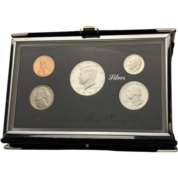 United States: 1992 Premier Silver Proof Coin Set