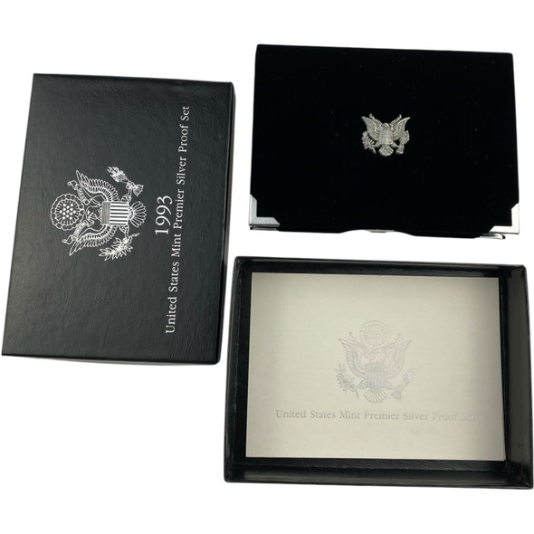 United States: 1993 Premier Silver Proof Coin Set