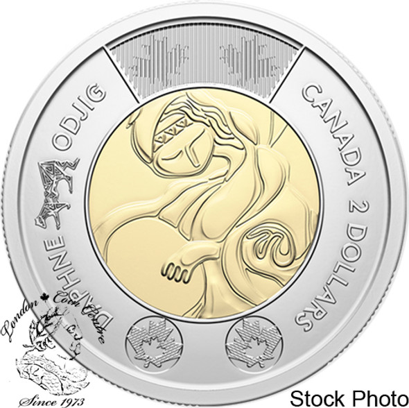 Canada: 2025 $2 Celebrating The Life and Art of Daphne Odjig Special Wrap Non-Coloured Roll