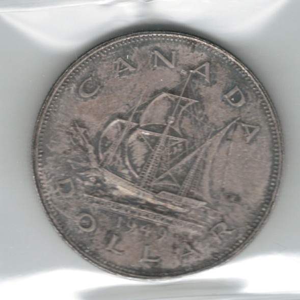 Canada: 1949 $1 Silver Dollar ICCS MS66 #2 Canada: 1949 $1 Silver Dollar ICCS MS66 #2