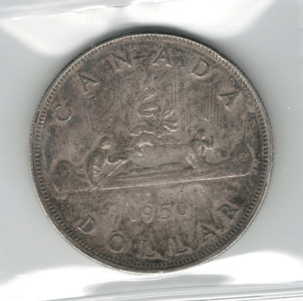 Canada: 1950 $1 Silver Dollar SWL ICCS MS63 Canada: 1950 $1 Silver Dollar SWL ICCS MS63