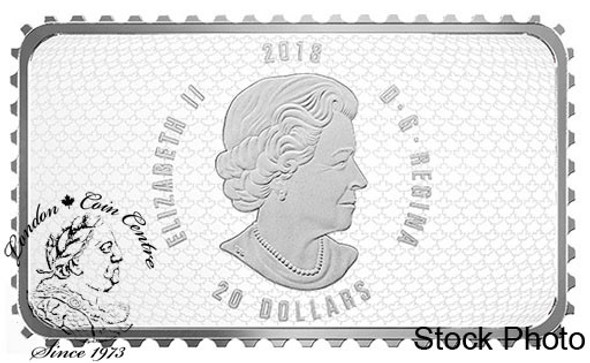 Canada: 2019 $20 Canada's Historical Stamps: Arrival of Cartier, Quebec 1535 1 oz. Pure Silver Coloured Coin *No Outer Box* Canada: 2019 $20 Canada's Historical Stamps: Arrival of Cartier, Quebec 1535 1 oz. Pure Silver Coloured Coin *No Outer Box*