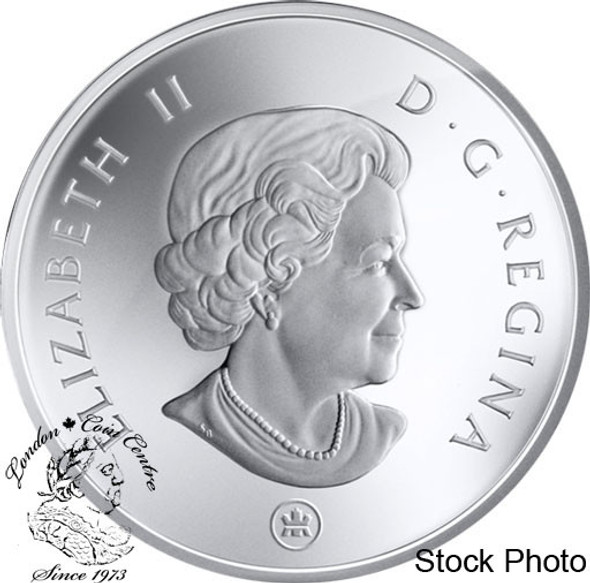 Canada: 2009 $4 Tyrannosaurus Rex Dinosaur Skeleton Pure Silver Coin *Scuffed Sleeve*