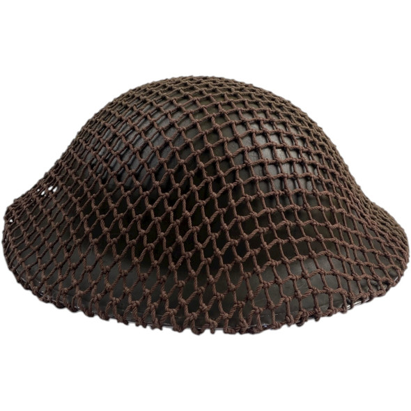 WWII Brodie Helmet with Camo Net