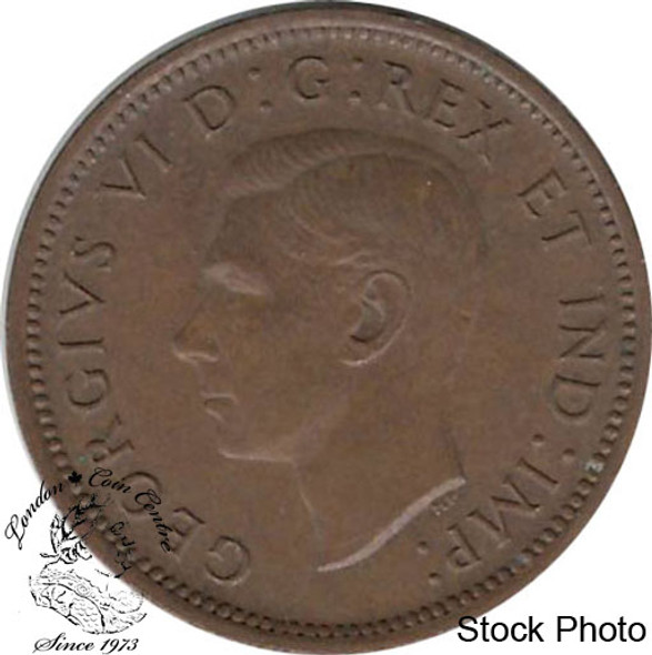 Canada: 1939 1 Cent AU50