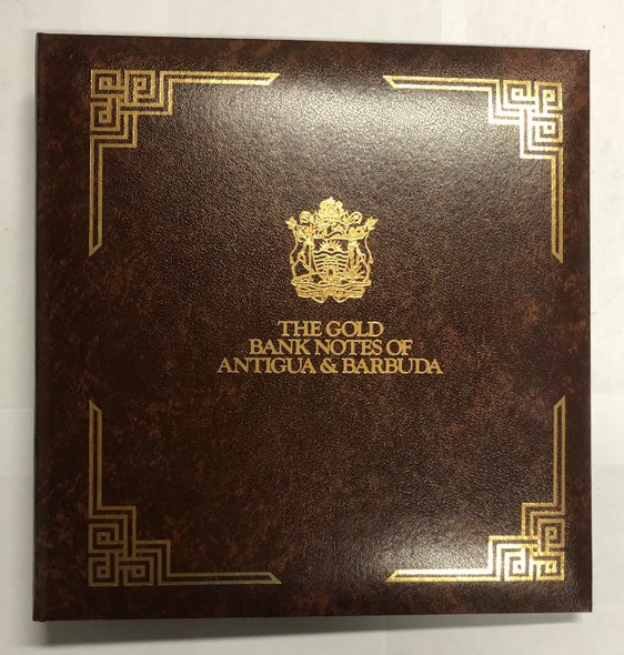 Antigua & Barbuda: Gold Banknote Collection in Binder (30 Banknotes)