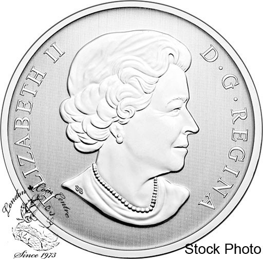 Canada: 2014 25 Cent Harlequin Duck Coloured Coin **Tear in COA**