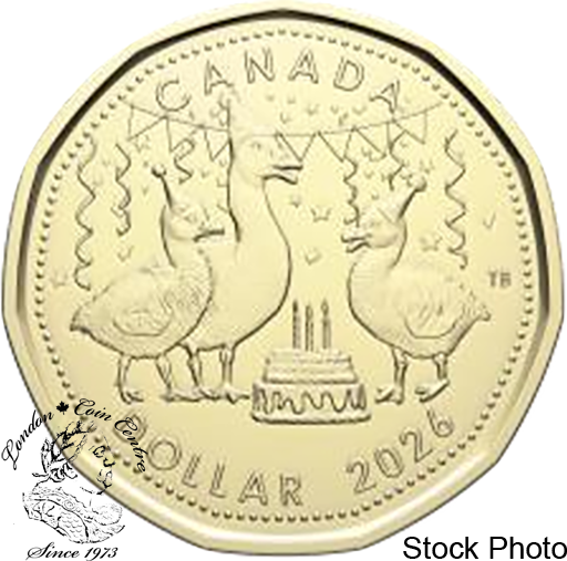 Canada: 2026 Ducks with Cake Loonie Coin