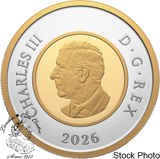 Canada: 2026 $2 Proof Silver Coin with Gold Plating