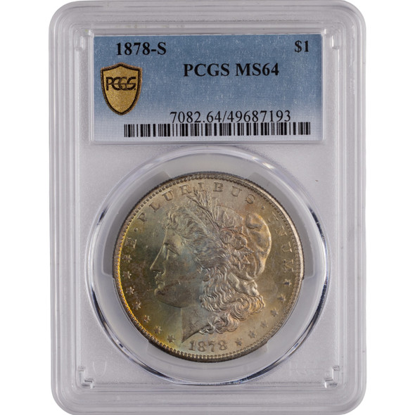 United States: 1878-S Morgan Dollar PCGS MS64