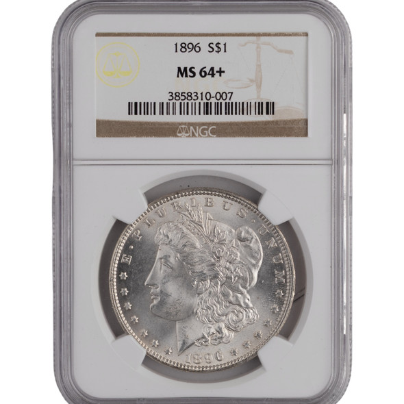 United States: 1896 Morgan Dollar NGC MS64+