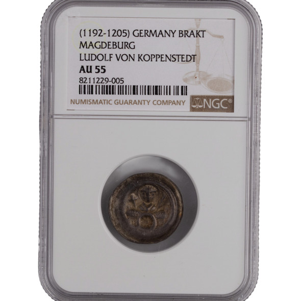Germany: Magdeburg, 1192-1205 Bracteate NGC AU55