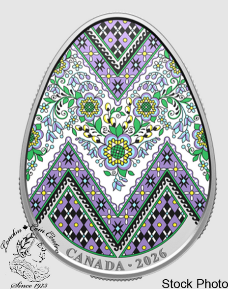 Canada: 2026 $20 Pysanka Pure Silver Coin