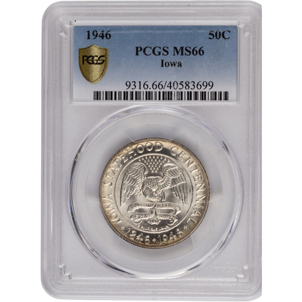United States: 1946 50 Cent Iowa PCGS MS66