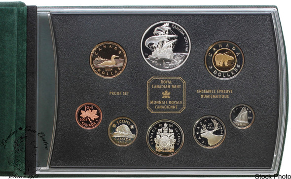Canada: 2004 French Settlement Double Dollar Proof Coin Set * Toned *
