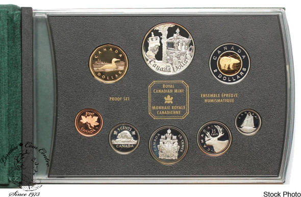 Canada: 2002 Queen Elizabeth II Double Dollar Proof Coin Set * Toned *