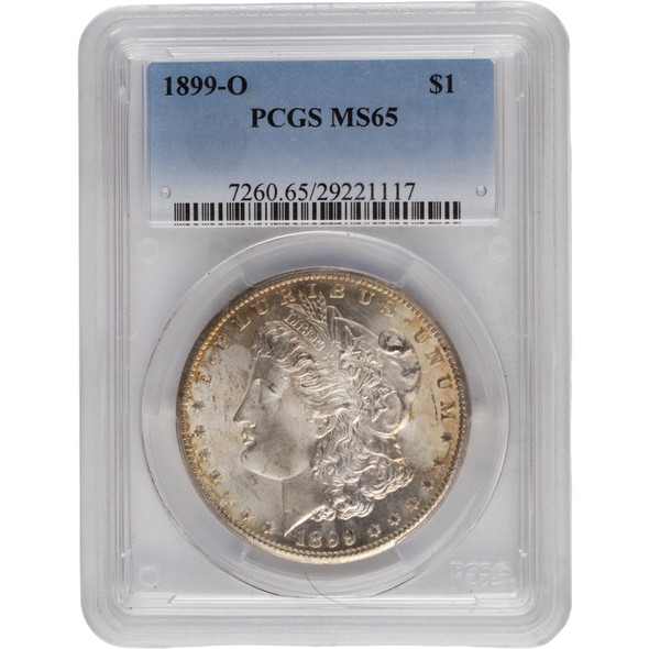 United States: 1899-O Morgan Dollar PCGS MS65