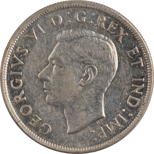 Canada: 1945 $1 EF40 Cleaned