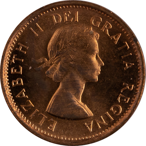Canada: 1957 1 Cent UNC Red & Brown