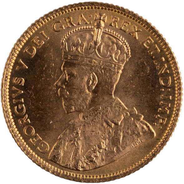 Canada: 1913 $5 Gold Coin
