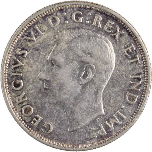 Canada: 1947 $1 Blunt 7 Silver Dollar