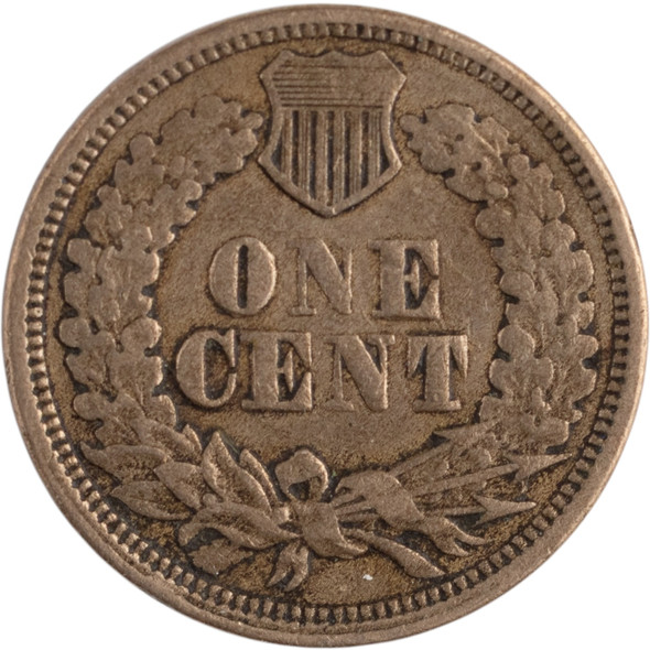 United States: 1863 1 Cent Indian F