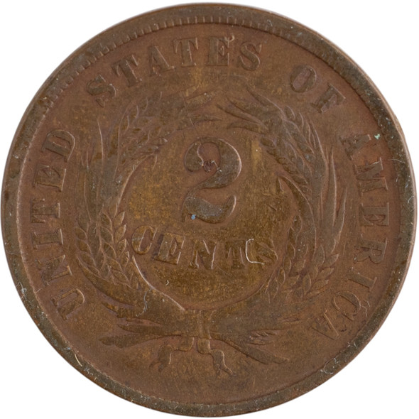 United States: 1864 2 Cent Large Motto G