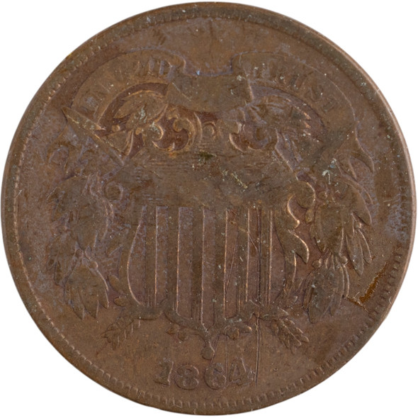 United States: 1864 2 Cent Large Motto G