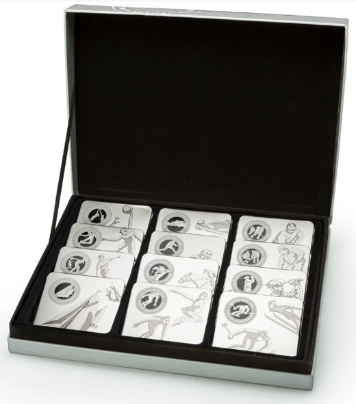 Canada: 1998-1999 50 Cent Canadian Sports Sterling Silver Coin Set