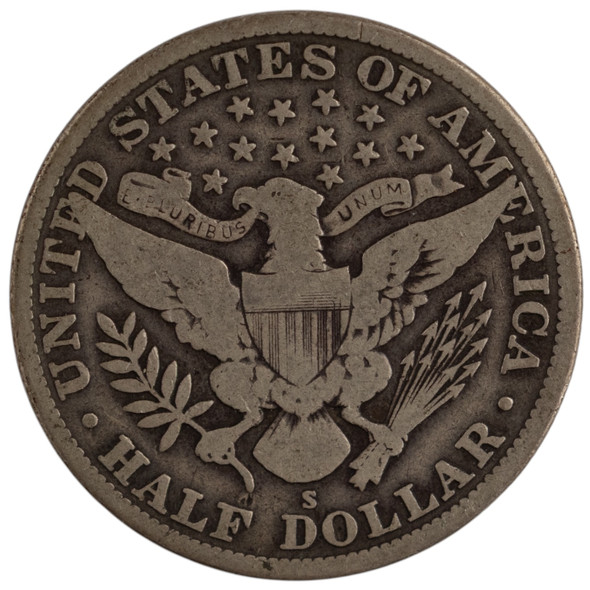United States: 1915-S 50 Cent VG8