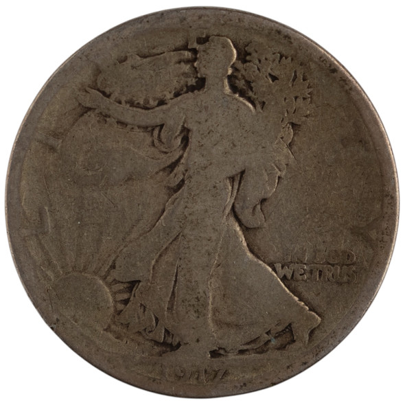 United States: 1917-D 50 Cent AG3