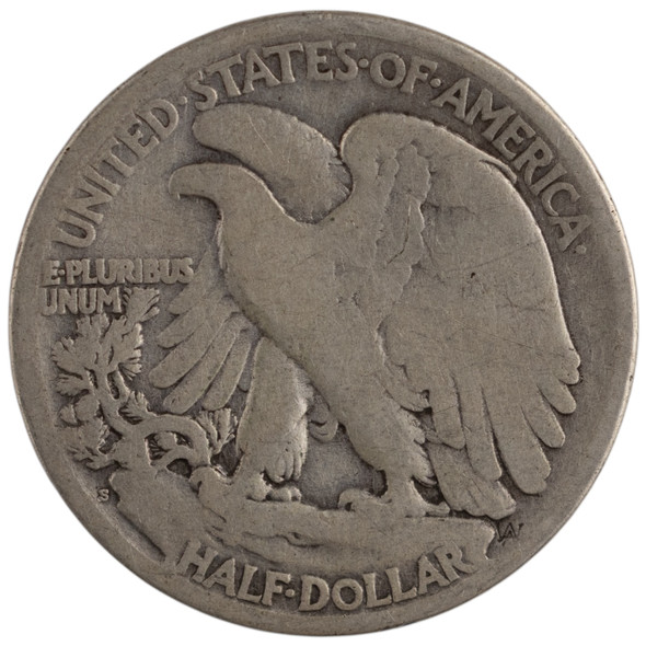 United States: 1923-S 50 Cent G4