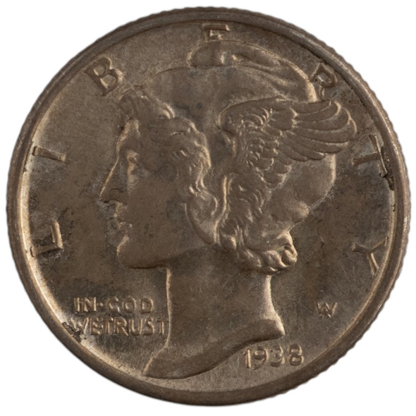 United States: 1938 10 Cent FB MS62