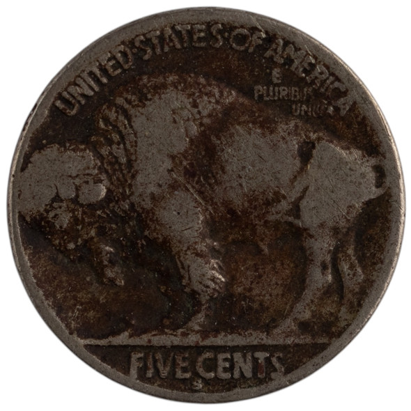 United States: 1914-S 5 Cent VG Impaired