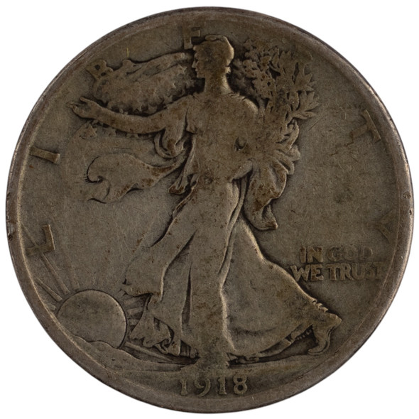 United States: 1918-D 50 Cent VG