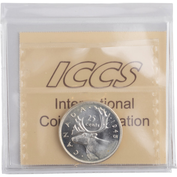 Canada: 1945 25 Cent ICCS MS63 #2