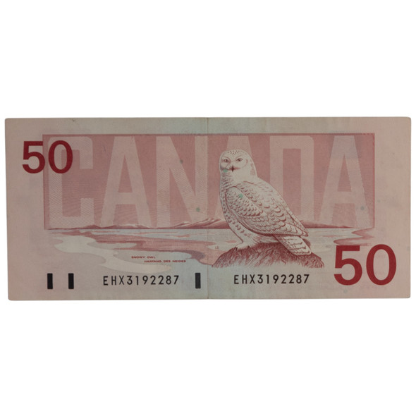 Canada: 1988 $50 Bank Of Canada Replacement Banknote EHX EF