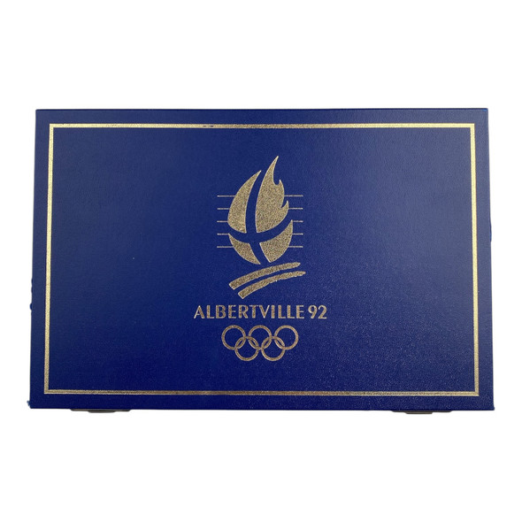 France: Olympic Albertville 1992 Silver 9 Coin Set **AT SPOT**