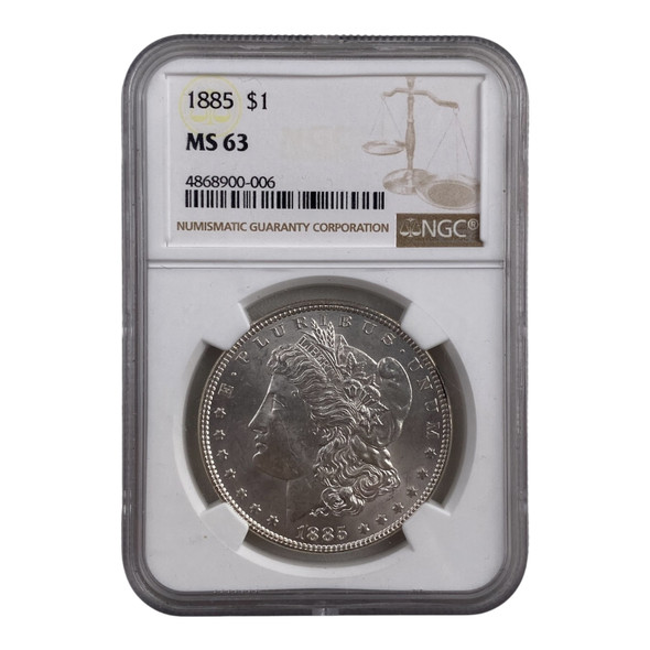 United States: 1885 Morgan Dollar NGC MS63
