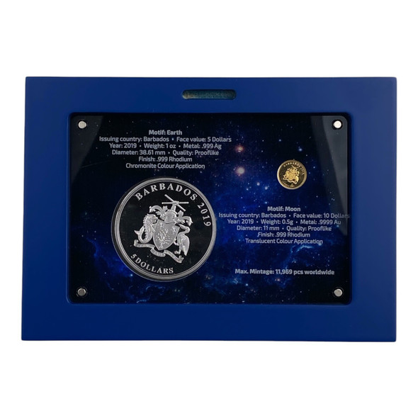Barbados: 2019 50th Anniversary of Moon Landing Coin Set