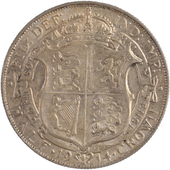Great Britain: 1914 Half Crown