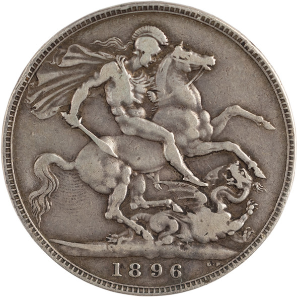 Great Britain: 1896 Silver Crown