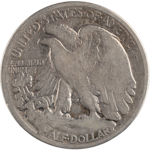 United States: 1918-S Walking Liberty Half Dollar G
