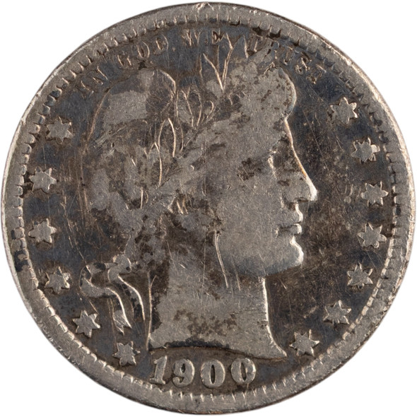 United States: 1900 Barber Quarter VG