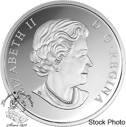 Canada: 2017 $20 Pearl Flowers Silver Coin *Toned*