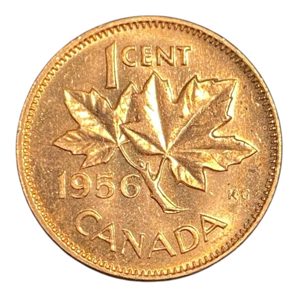 Canada: 1956 1 Cent BU