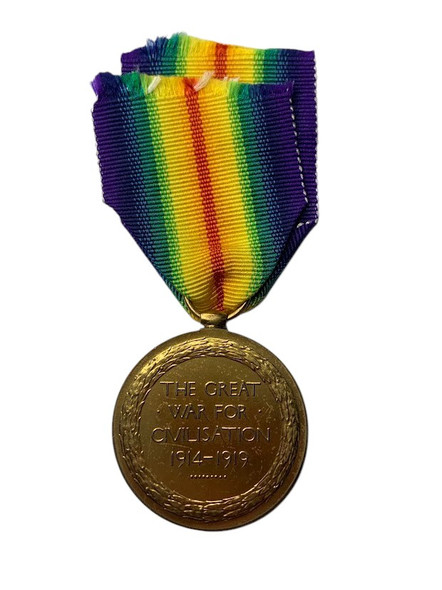 Great Britain: 1914-1919 WWI Victory Medal Lieut. K.H. Burton Killed in Action